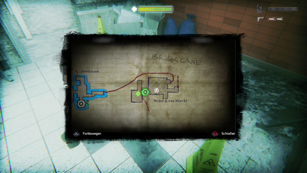 Die Karte erlaubt das Verwenden von Abkürzungen, etwa nach dem Ableben. (Screenshot: Golem.de)